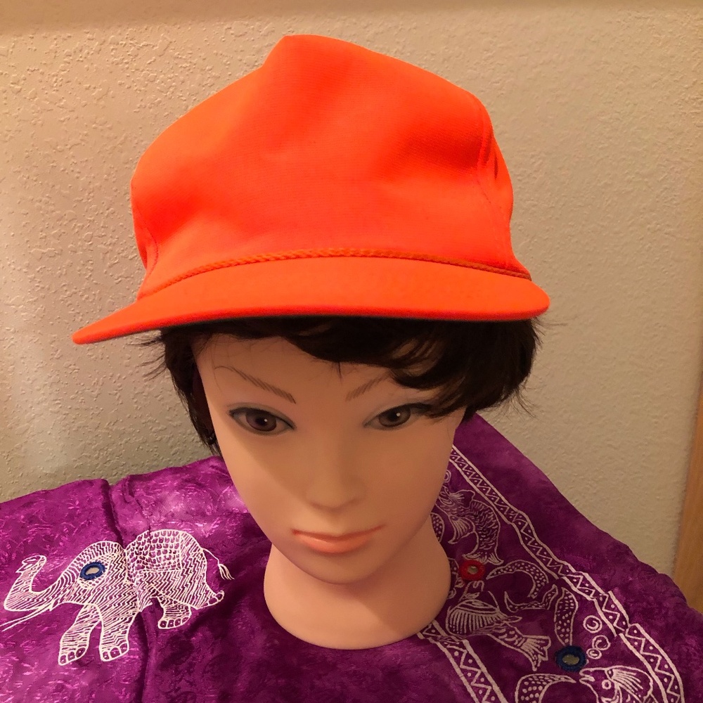 Hunter Orange Hunting Cap Baseball Hat Snapback